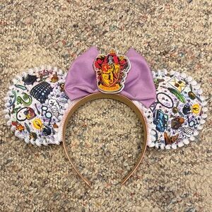 Harry Potter Gryffindor Minnie Mouse Ears Headband Universal Studios